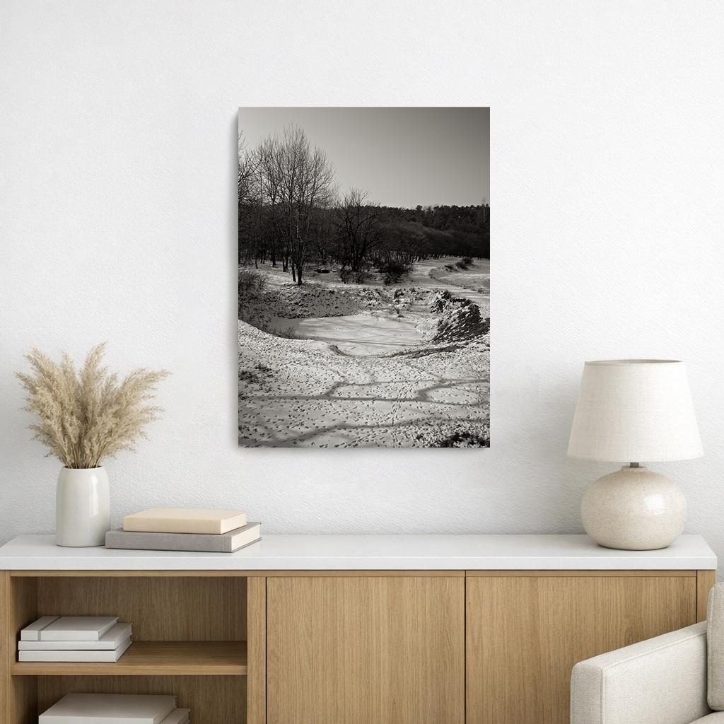 Woods in Winter, on Art Canvas (16 x 24" – 457 x 610mm)