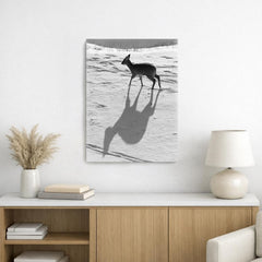 Water Deer, on Art Canvas (16 x 24" – 457 x 610mm)