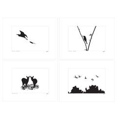Silhouette Image Prints - Set