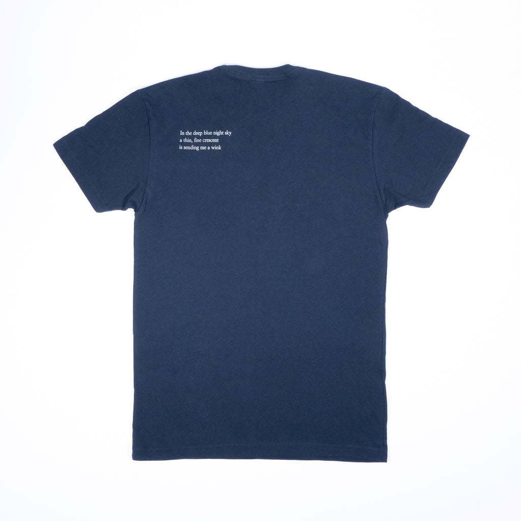 Poem T-Shirt - Navy Blue